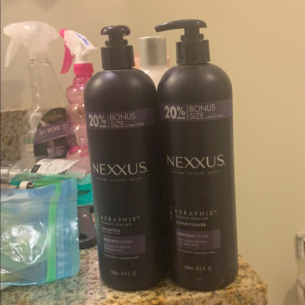 Nexxus shampoo and conditioner